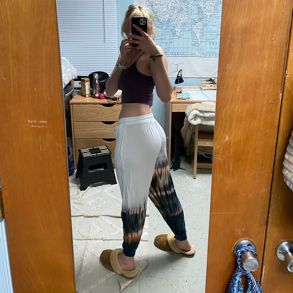 Light tie dye sweatpants